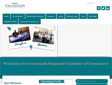 Tablet Screenshot of crossroadschamber.org